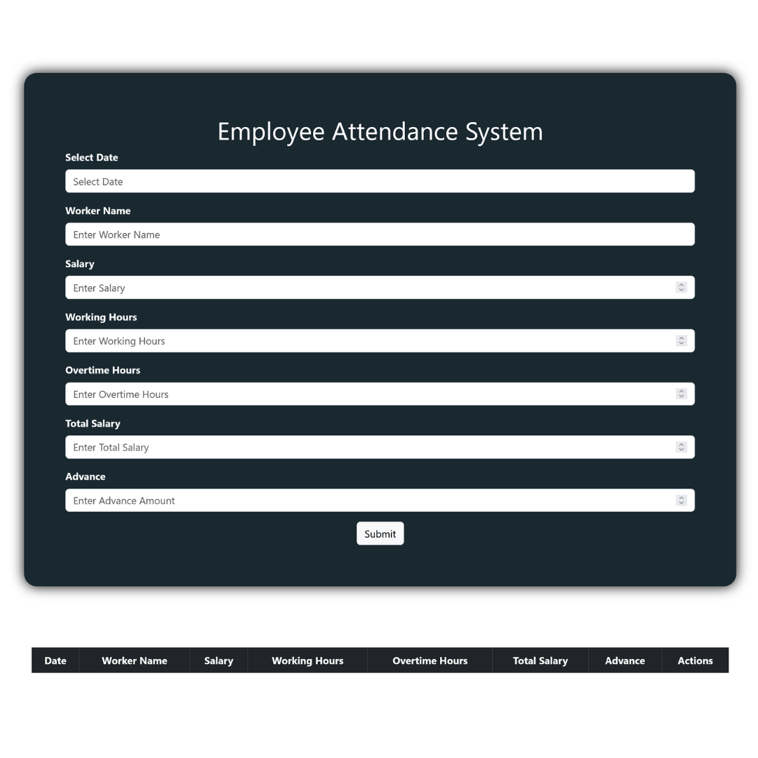 HTML Form Template